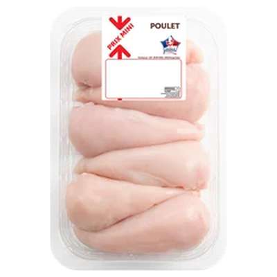 Filet de poulet blanc, Prix Mini (1 kg)