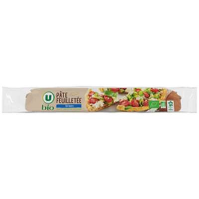 Pâte à tarte feuilletée pur beurre BIO, U (230 g)