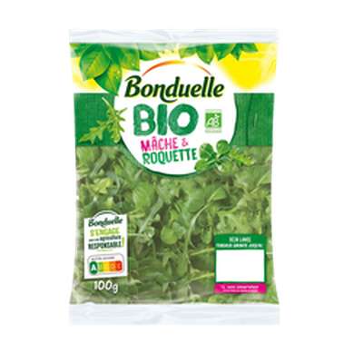 Mâche et Roquette BIO, Bonduelle (100 g)