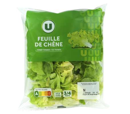 Salade feuille de chêne blonde, U (125 g)