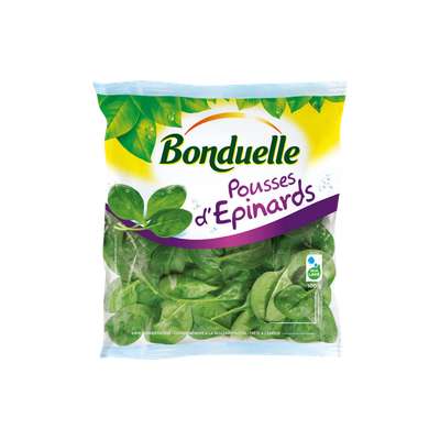 Pousses d'épinard, Bonduelle (100 g)
