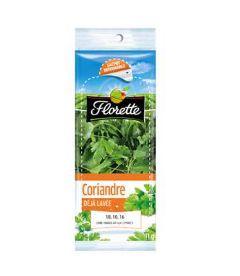 Coriandre en sachet, Florette (11 g)