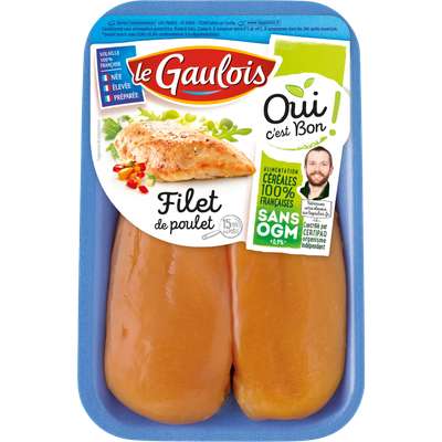 Filets de poulet jaune, Le Gaulois (300 g)