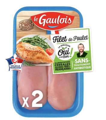 Filets de poulet, Le Gaulois (x 2, 300 g)