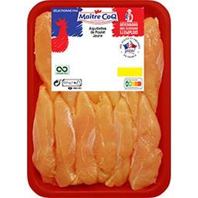 Aiguillette de poulet jaune, Maître Coq (450 g)