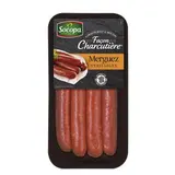Merguez véritables boeuf & mouton façon charcutière, Socopa (x 4, 220)