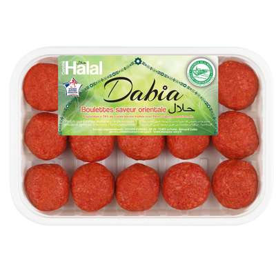 Boulette kefta saveur orientale Halal, Dabia (x 15, 375 g)