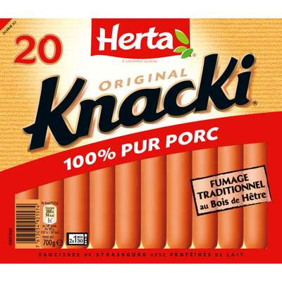 Knacki original, Herta (x 20, 700 g)