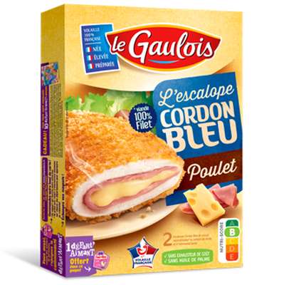Cordon bleu de poulet, Le Gaulois (x 2, 200 g)
