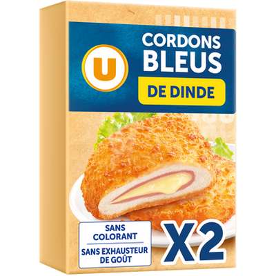 Cordons bleus de dinde, U (x2, 200 g)