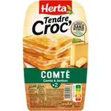 Croque Monsieur Tendre Croc' comté jambon conservation sans nitrite, Herta (200 g)