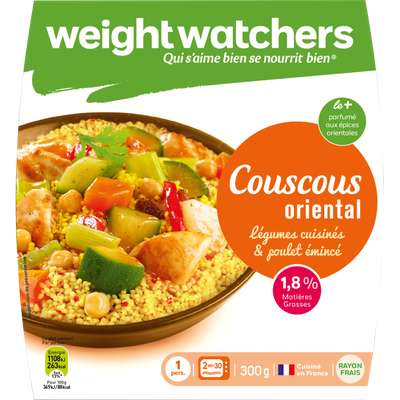 Couscous oriental légumes et poulet, Weight Watchers (300 g)