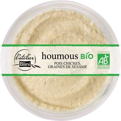 Houmous BIO extra, L'atelier Blini (160 g)