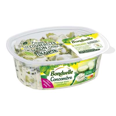 Salade de concombres au fromage blanc et ciboulette, Bonduelle (320 g)