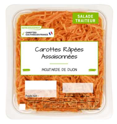Carottes râpées assaisonnés, Mix Buffet (800 g)