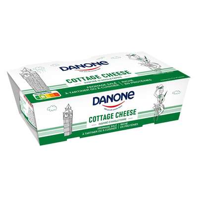 Cottage Cheese, Danone (2 x 180 g)