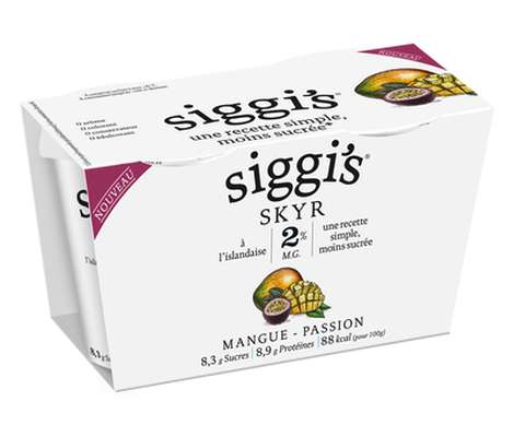 Skyr mangue-passion, Siggi's (2 x 140 g)