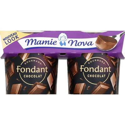 Dessert Fondant au Chocolat, Mamie Nova (2 x 150 g)