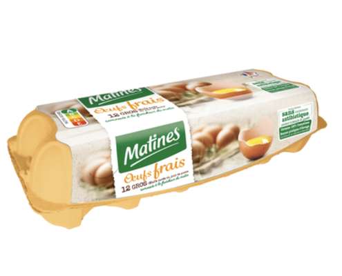 Oeufs très frais, Matines (x 12)