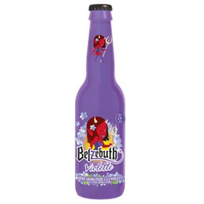 Bière blonde aromatisée à la Violette, Belzebuth, 2.8°  (33 cl)