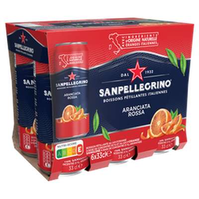 Pack de San Pellegrino Aranciata Rossa (6 x 33 cl)