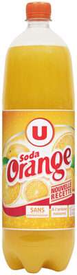 Soda saveur orange, U (1.5 l)