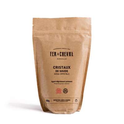 Cristaux de soude doypack éco détergent, Fer A Cheval (500 g)