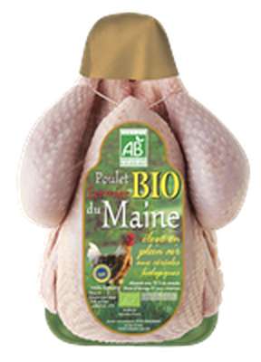 Poulet PAC BIO, Bio du Maine (environ 1.5 kg)