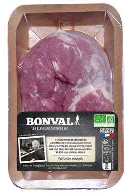 Demi filet mignon de porc entier BIO (environ 260 - 360 g)