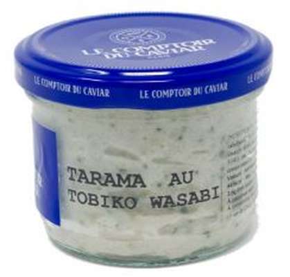 Tarama au tobiko wasabi 9%, Le Comptoir du Caviar (90 g)