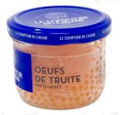 Oeufs de truite, Le Comptoir du Caviar (90 g)