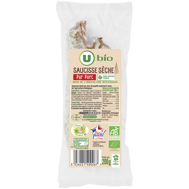 Saucisse sèche Pur Porc - 200g