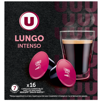 Café Capsules lungo intenso - compatible DOLCE GUSTO - x16