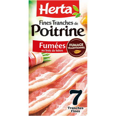 Poitrine Fumée HERTA 7 Tranches 100g
