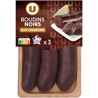 Boudin noir aux oignons - x3, 375g