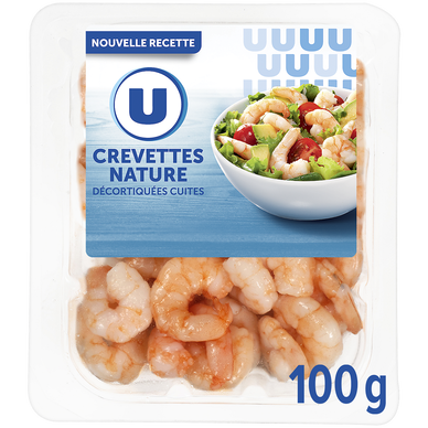 Crevettes tropicales décortiquées cuites ASC 100g