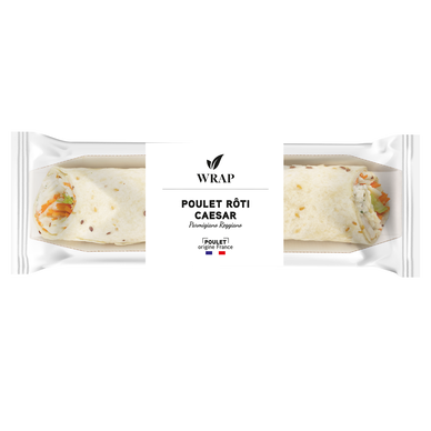 Wrap poulet rôti caesar, 1 pièce, 200g