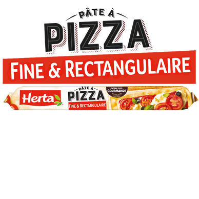 Pâte à pizza Fine et Rectangulaire HERTA 390g