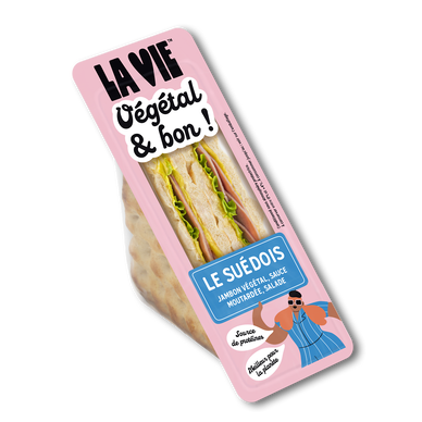 Sandwich Club Suédois végétal LA VIE 145g