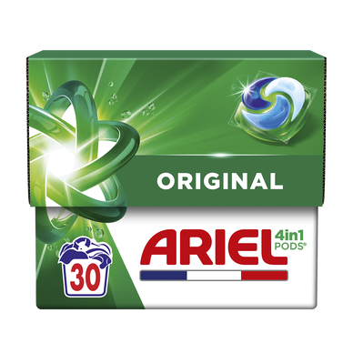 Lessive all in 1 ARIEL pods détergent Original x30