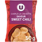 Chips aux crevettes saveur sweet chili  sachet de 50g