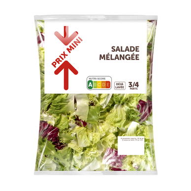 Salade mélangée PRIX MINI - Sachet 250g