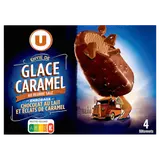 Bâtonnets glacés envie caramel - x4 252g