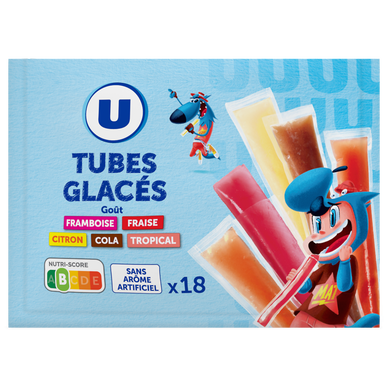 Sucettes glacés à l'eau - x18 846g