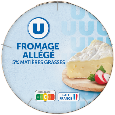 Fromage léger au lait pasteurisé  5%MG, 250g