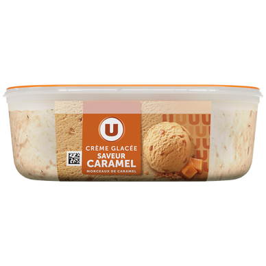 Bac crème glacée caramel - 500g