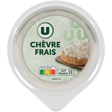 Fromage de chèvre frais lait pasteurisé 12%mg,200g