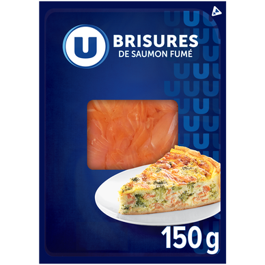 Brisures de saumon fumé,  150g