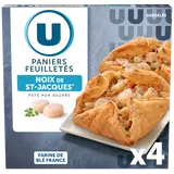 Paniers feuilletés aux noix de St Jacques  4x100g
