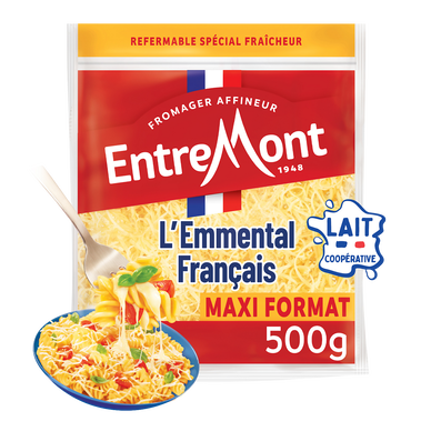 Fromage râpé Emmental ENTREMONT - 500g